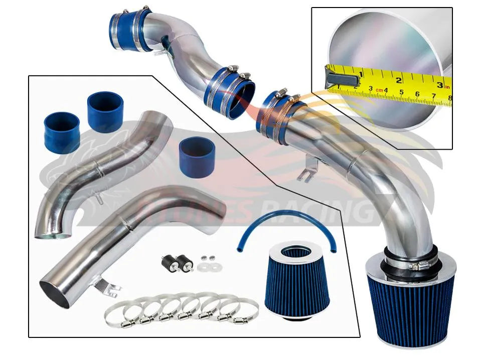 Cold Air Intake Kit For 2003-2007 Hyundai Tiburon V6 2.7L | Rtunes Racing | CI-HY-02BL