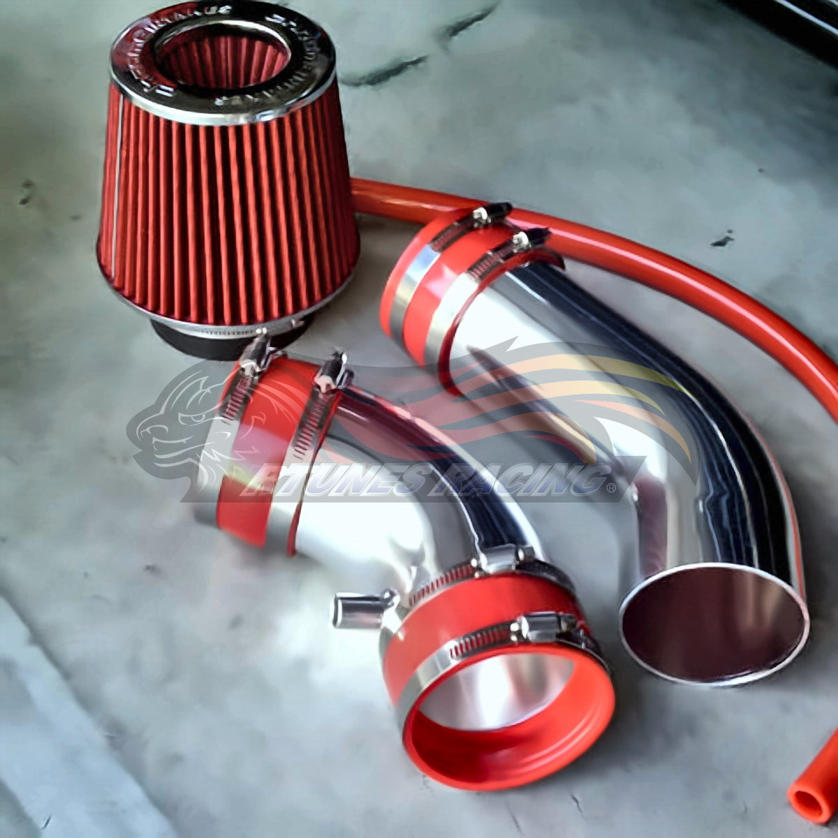 Rtunes Racing CI-HY-03 cold air intake installed in engine bay