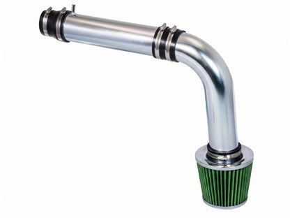 Cold air intake kit for 2011-2017 Hyundai Veloster, Accent, Kia Rio 1.6L, green with polished pipe – Rtunes Racing CI-HY-05