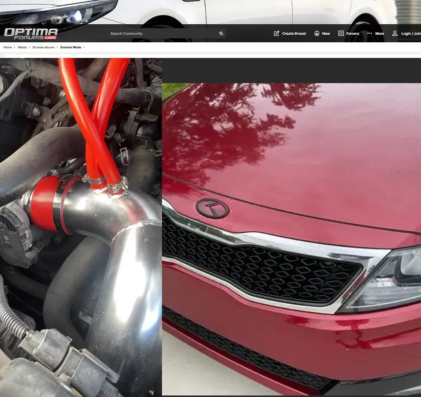 Cold Air Intake Kit For 2011-2014 Sonata/Optima 2.4L L4 | Rtunes Racing | CI-HY-06RD