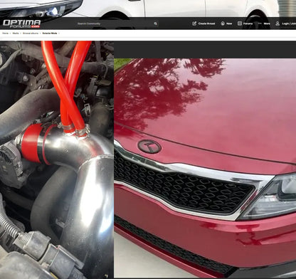 Cold Air Intake Kit For 2011-2014 Sonata/Optima 2.4L L4 | Rtunes Racing | CI-HY-06RD