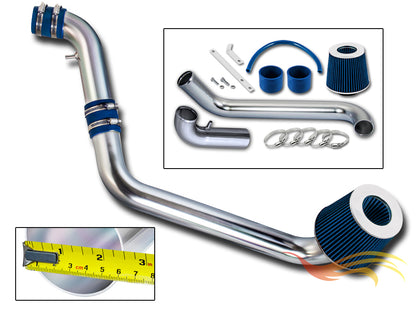 Parts included in the blue CI-MT-01 cold air intake kit for 1995-1999 Eclipse & 95-98 Eagle Talon 2.0 NA – Rtunes Racing