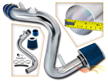 Parts included in the blue CI-MZ-07 cold air intake kit for 2007-2013 Mazda Mazdaspeed 3 2.3L Turbo – Rtunes Racing