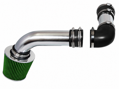 Cold air intake kit for 1988-1989 Pontiac Firebird 5.0/5.7, green with polished pipe – Rtunes Racing CI-PT-01