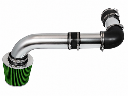 Cold air intake kit for 1990-1992 Pontiac Firebird 5.0/5.7, green with polished pipe – Rtunes Racing CI-PT-02