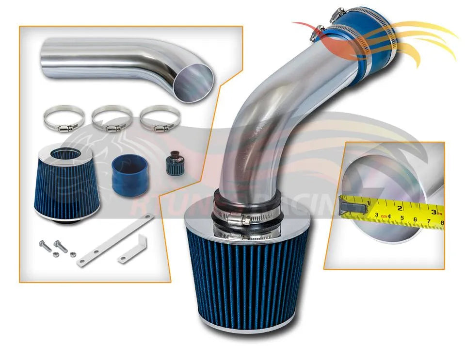 Cold Air Intake Kit For 1992-1994 VW Corrado SLC 2.8L V6, 1993-1998 VW Jetta GLX, (MK3, A3) 2.8L VR6 V6 | Rtunes Racing | CI-VW-03BL