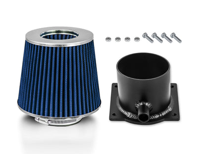 MAF Adapter with Blue Filter For 1989-1994 Nissan 240SX S13 2.4L | Rtunes Racing | FAKIT-S13BL