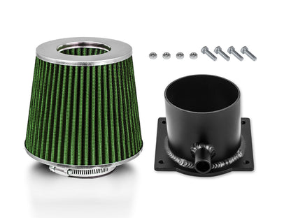 MAF Adapter with Green Filter For 1989-1994 Nissan 240SX S13 2.4L | Rtunes Racing | FAKIT-S13GN