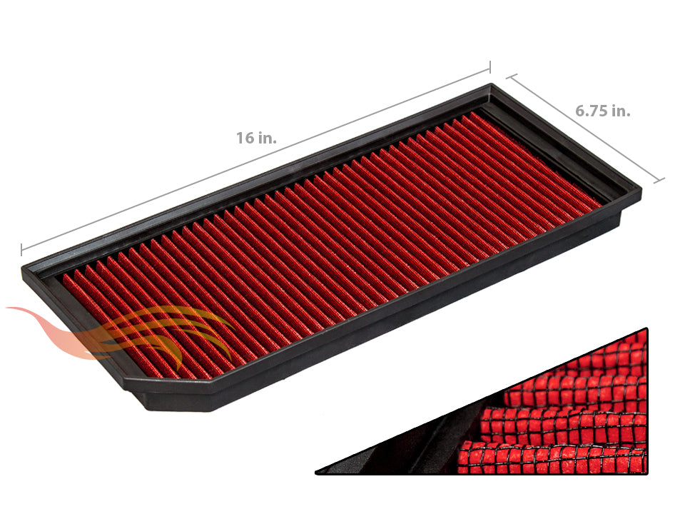 Rtunes OEM Panel Filter Audi A3 S3, VW Passat EOS GTI JETTA GOLF | Rtunes Racing | GF-1527