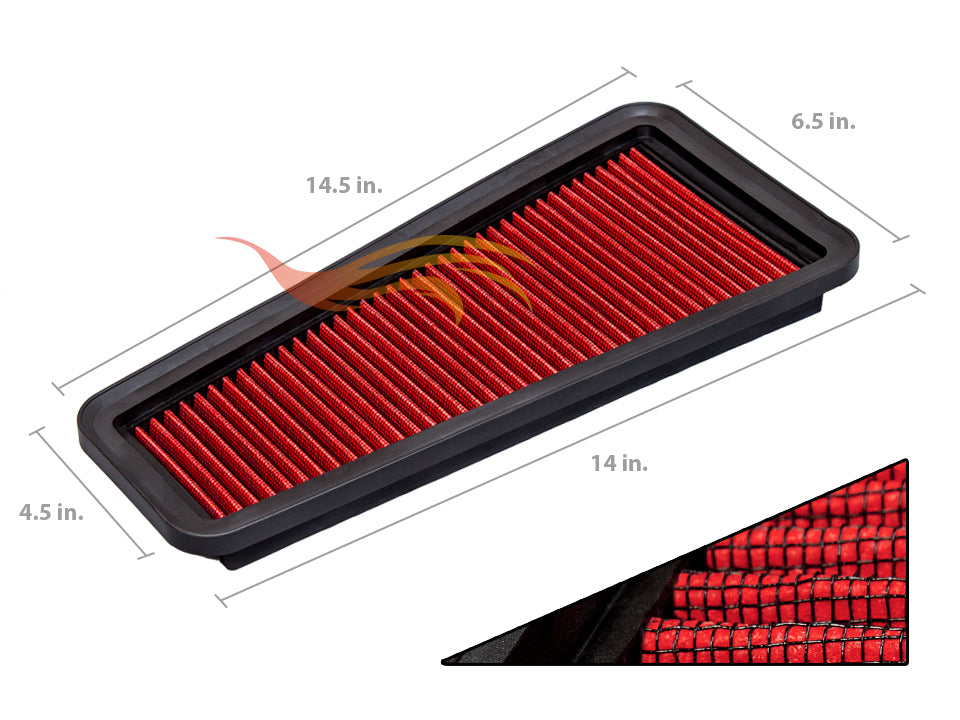 Rtunes OEM Panel Filter Toyota Tacoma, Tundra, 4Runner, FJ Cruiser | Rtunes Racing | GF-1548