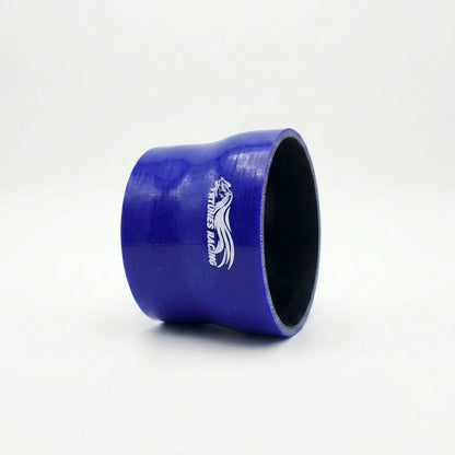 4"-3.5" inch (102mm to 89mm) Silicone Coupler Hose with T-Bolt Clamps | Rtunes Racing | BLUE SH-SR102-89B-TC