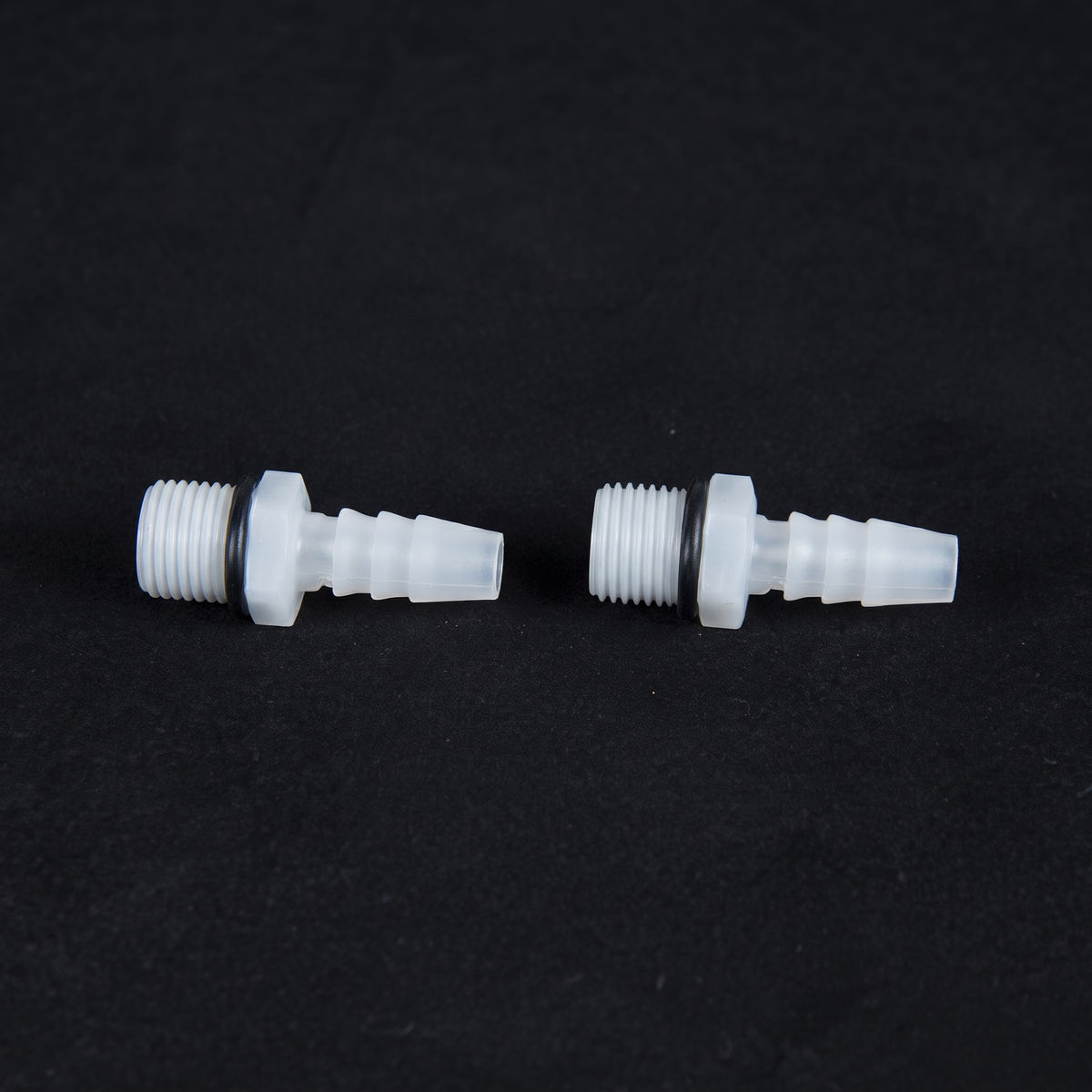 Universal plastic threaded hose adapter with O-ring HA-S-5812-01X2
