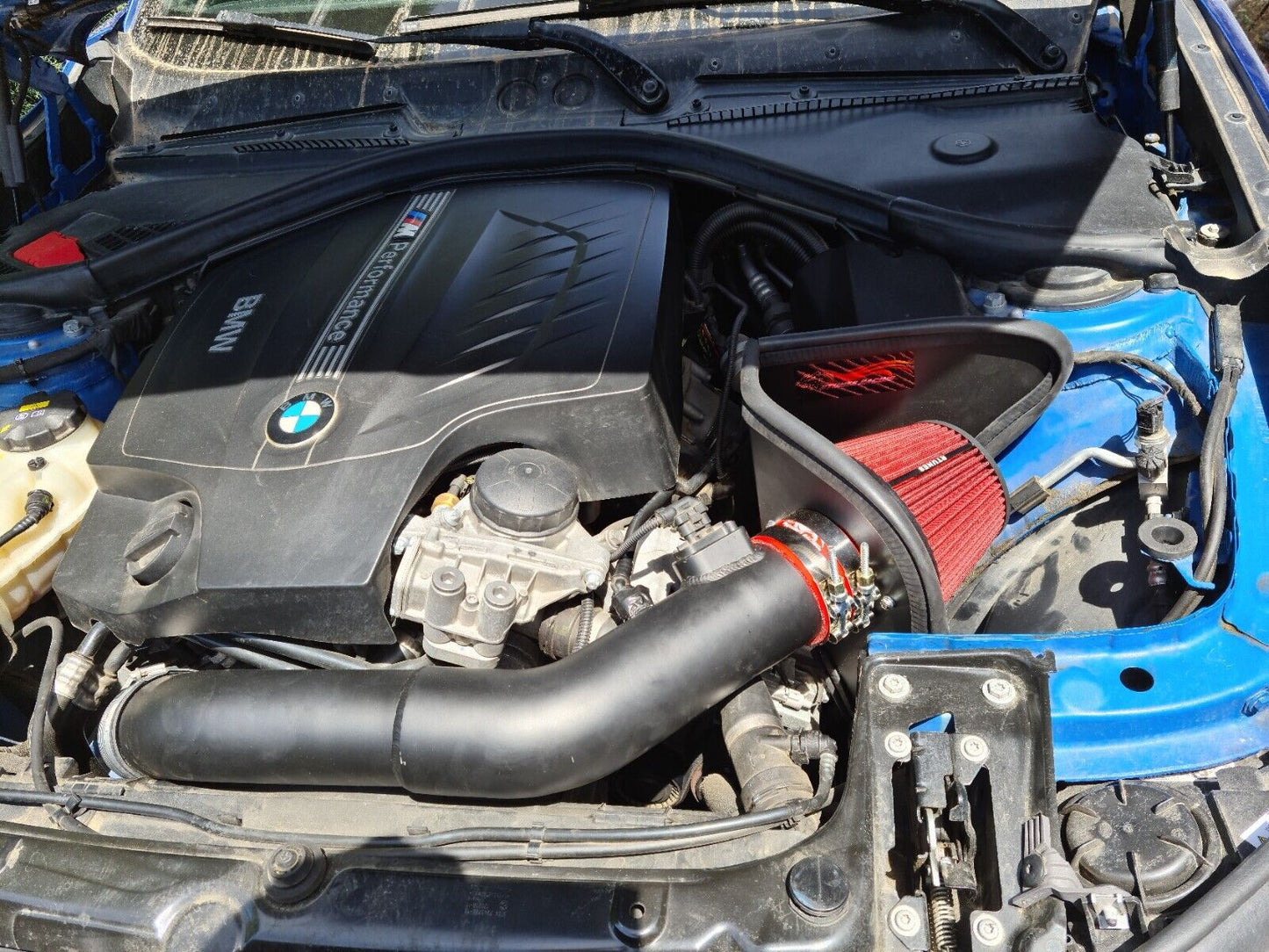 Heat Shield Air Intake Kit For 2012-2015 BMW 335I, 2014-2016 435I, 2013-2016 M135I, 2014-2016 M235I, 2016-2018 M2 3.0L Turbo | Rtunes Racing | RHI-BM-02BK