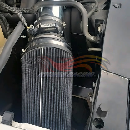 Rtunes Racing HI-CD-01 heat shield cold air intake installed in engine bay
