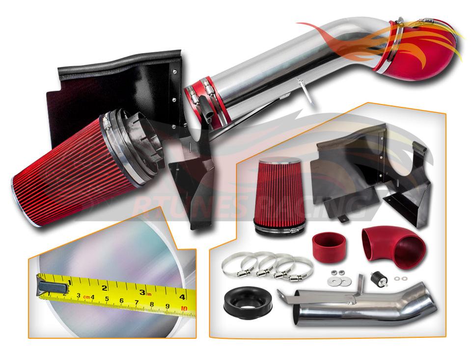 Heat Shield Air Intake Kit For 07 Silverado SS & Sierra Denali 6.0L V8 CLASSIC ONLY | Rtunes Racing | HI-CD-01RD-16