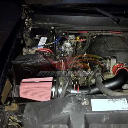 Rtunes Racing HI-CD-02 heat shield cold air intake installed in engine bay