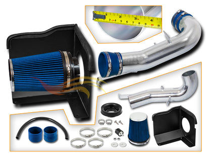 Heat Shield Air Intake Kit For 2007-2008 Cadillac Escalade 5.3L/6.0L | Rtunes Racing | HI-CD-02BL