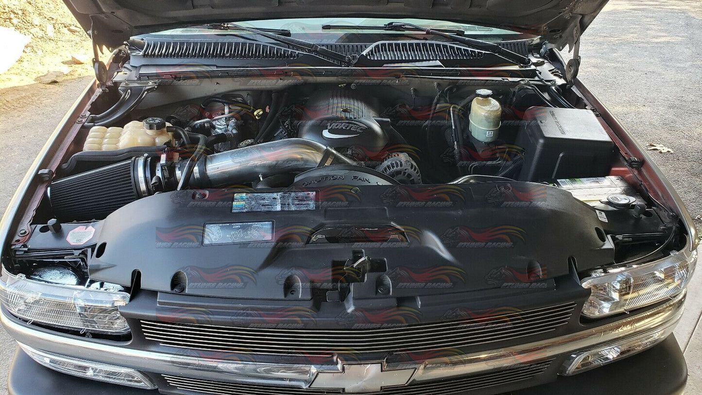 Heat Shield Air Intake Kit For 2002-2006 Escalade 5.3L 6.0L V8 | Rtunes Racing | HI-CD-01BL