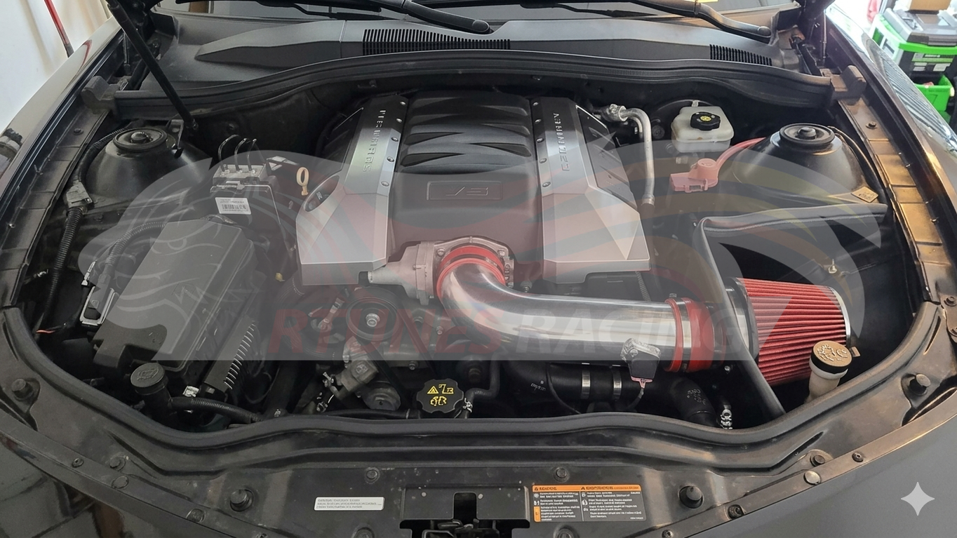Heat Shield Air Intake Kit For 2010-2015 Chevy Camaro SS V8 6.2L | Rtunes Racing | HI-CH-06RD