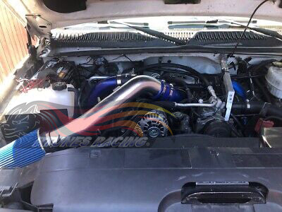 Heat Shield Air Intake Kit For 2001-2004 Chevy Silverado 2500/3500 6.6L Diesel Fit For LB7 Engine Only | Rtunes Racing | RHI-CH-04BK