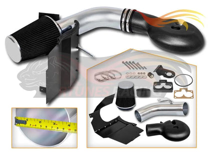 Heat Shield Air Intake Kit For 1997-1998 Dodge Dakota, 1998-2003 Durango V8 5.2L/5.9L | Rtunes Racing | HI-DG-01CK
