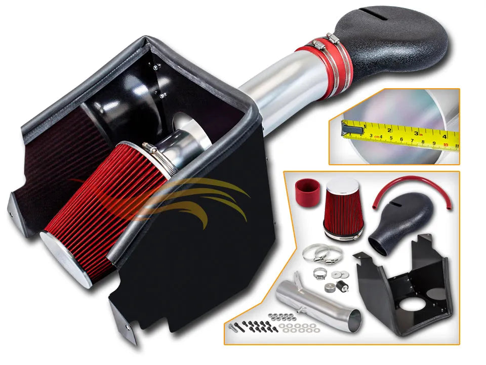 Heat Shield Air Intake Kit For 1994-2001 Dodge Ram 1500 5.2L/5.9L V8, 1994-2002 2500 5.9L V8 | Rtunes Racing | HI-DG-02RD