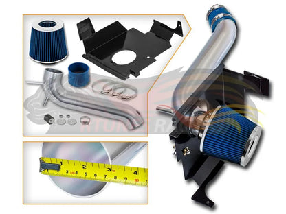 Heat Shield Air Intake Kit For 2005-2008 Dodge Magnum V6 3.5L, 2006-2008 Charger V6 3.5L, 2005-2010 300 3.5L V6 | Rtunes Racing | HI-DG-05BL