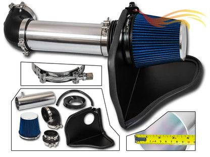 Heat Shield Air Intake Kit For 2008-2010 Challenger, 2006-2010 Charger, 2005-2008 Magnum, 2005-2010 300 Hemi 5.7L, 6.1L V8 | Rtunes Racing | HI-DG-08BL