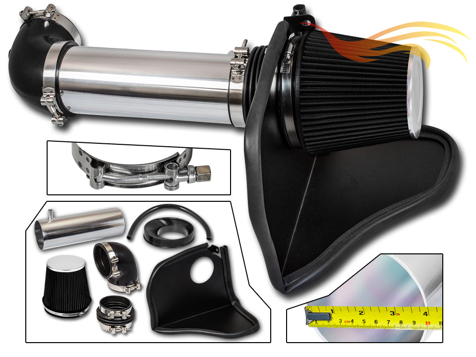 Heat Shield Air Intake Kit For 2005-2008 Dodge Magnum, 2006-2008 Charger, 2005-2010 300, 2008-2010 Challenger Hemi 5.7L, 6.1L V8 | Rtunes Racing | HI-DG-08CK