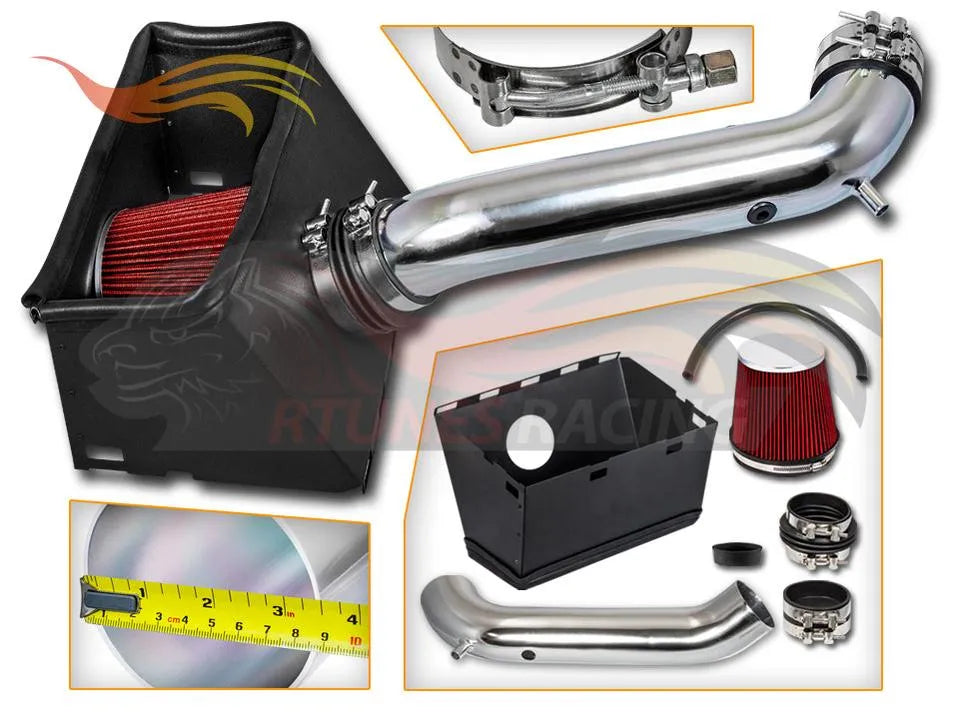 Heat Shield Air Intake Kit For 2003-2008 Dodge Ram 1500 V8 4.7 5.7 V8 /2003-2008 2500 5.7 V8 | Rtunes Racing | HI-DG-09RD