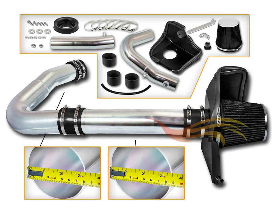 Heat Shield Air Intake Kit For 2011-2023 Dodge Challenger/Charger/Chrysler 300 3.6L V6 | Rtunes Racing | HI-DG-12CK