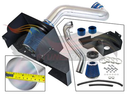 Heat Shield Air Intake Kit For 2013-2018 Ram 1500 3.6L V6 (No Classic) & 2019-2024 Ram 1500 (Classic Only) 3.6L V6 | Rtunes Racing | HI-DG-14BL