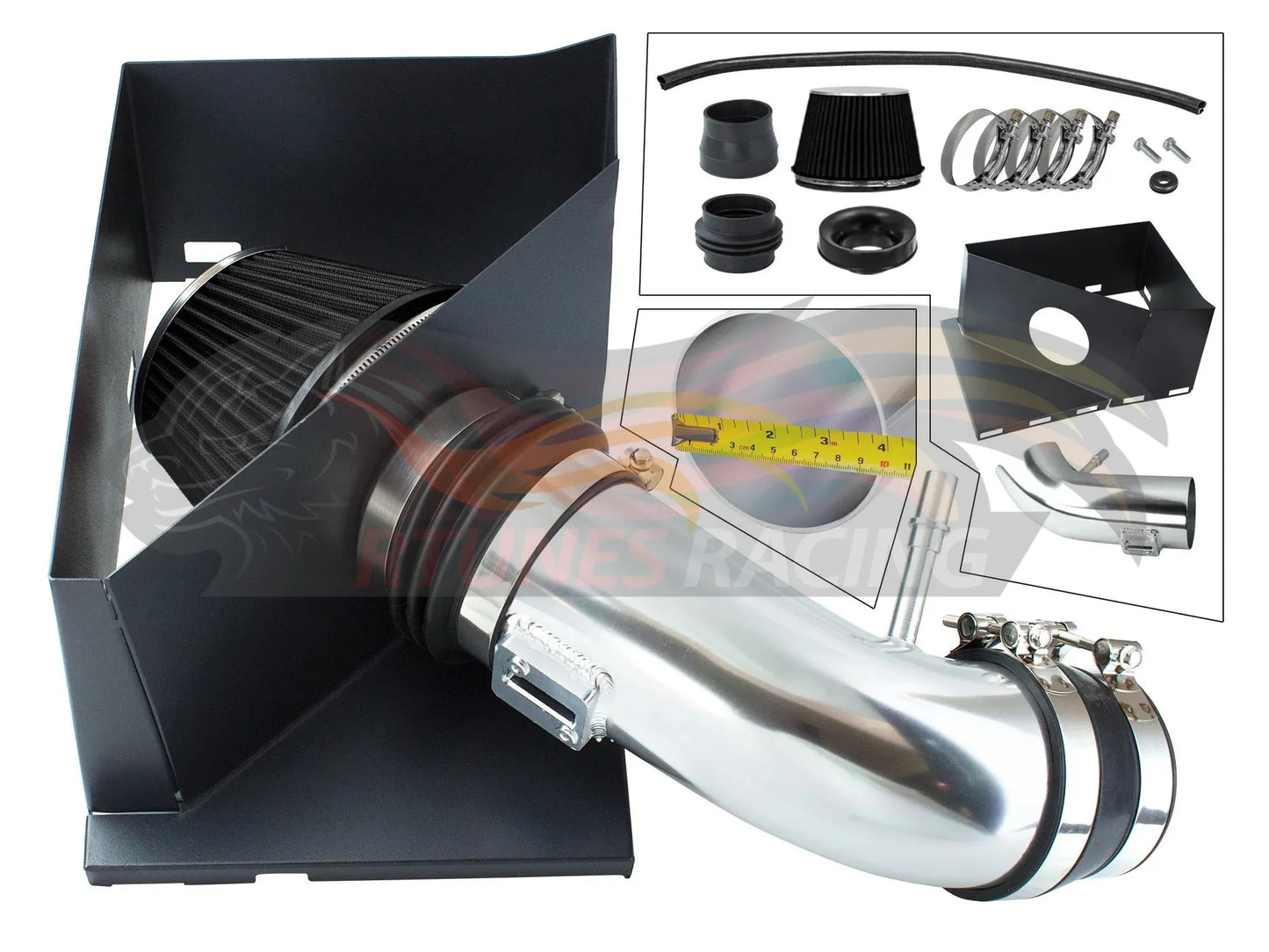 Heat Shield Air Intake Kit For 2014-2018 Ram 2500/3500 6.4L V8 | Rtunes Racing | HI-DG-15CK