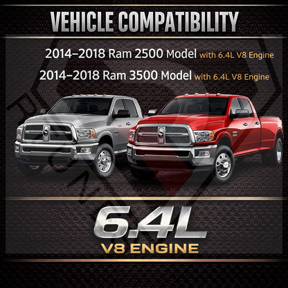 Heat Shield Air Intake Kit For 2014-2018 Ram 2500/3500 6.4L V8 | Rtunes Racing | HI-DG-15