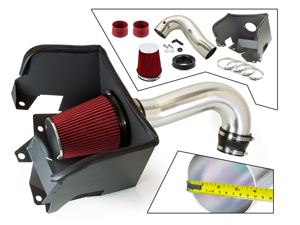 Heat Shield Air Intake Kit For 2019-2026 Ram 1500 5.7L V8 (No Classic) | Rtunes Racing | HI-DG-17RD