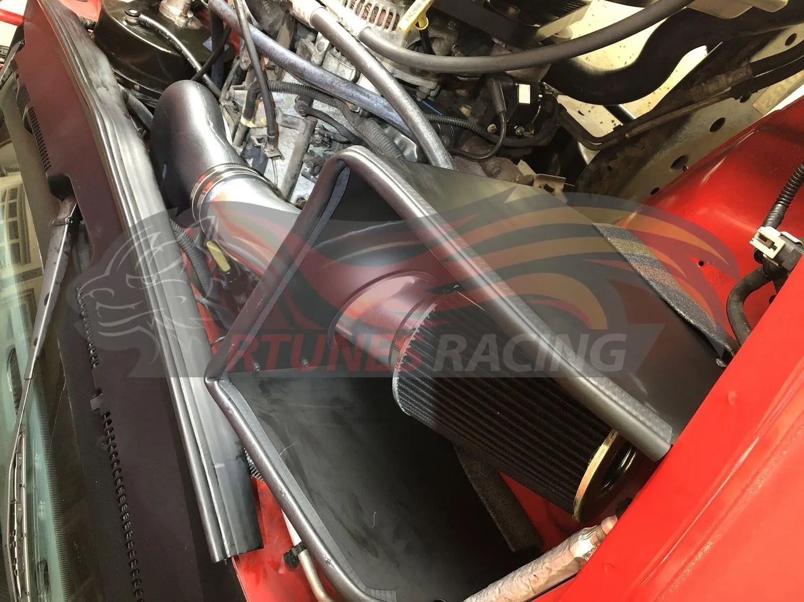 Heat Shield Intake For 94-01 Dodge Ram 1500 5.2L/5.9L V8 / 94-02 2500 5.9L V8 HI-DG-02BL