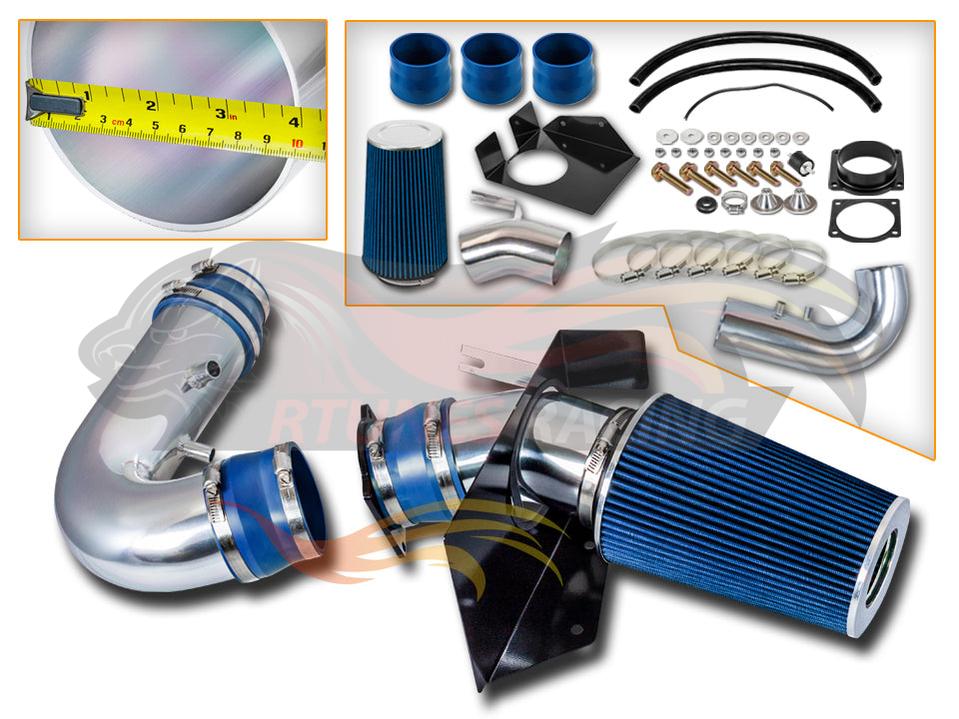 Heat Shield Air Intake Kit For 1997-2003 Ford F150 /Expedition V8 4.6L/5.4L | Rtunes Racing | HI-FD-01BL
