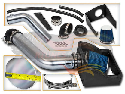 Heat Shield Air Intake Kit For 2009-2010 Ford F150, 2007-2011 Expedition, Navigator 5.4L V8 | Rtunes Racing | HI-FD-04BL