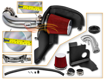 Heat Shield Air Intake Kit For 2011-2014 Ford Mustang 5.0L V8 | Rtunes Racing | HI-FD-06RD