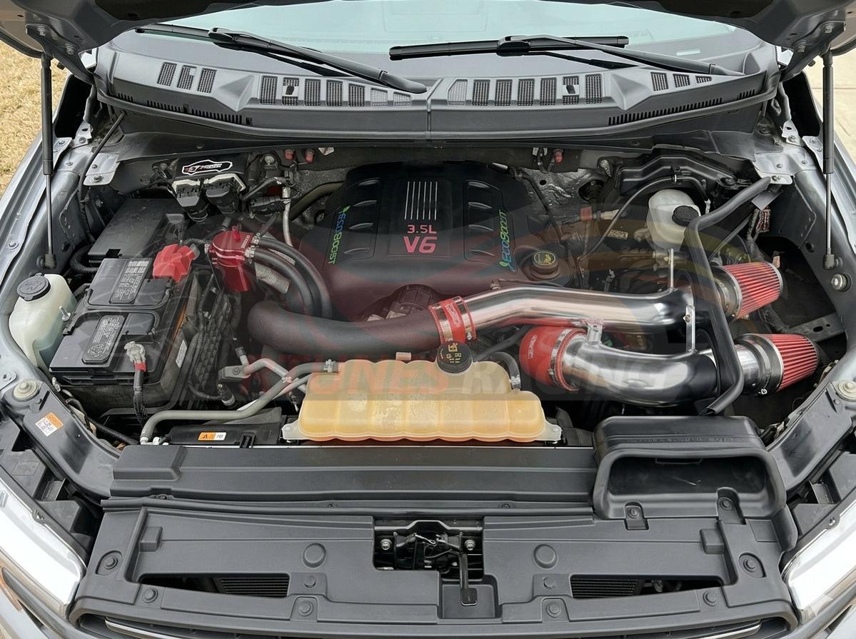 Heat Shield Air Intake Kit For 2015-2025 Ford F-150, 2018-2025 Ford Expedition, 2018-2025 Lincoln Navigator, 2017-2025 Ford F-150 Raptor 2.7L/3.5L V6 | Rtunes Racing | HI-FD-11CK