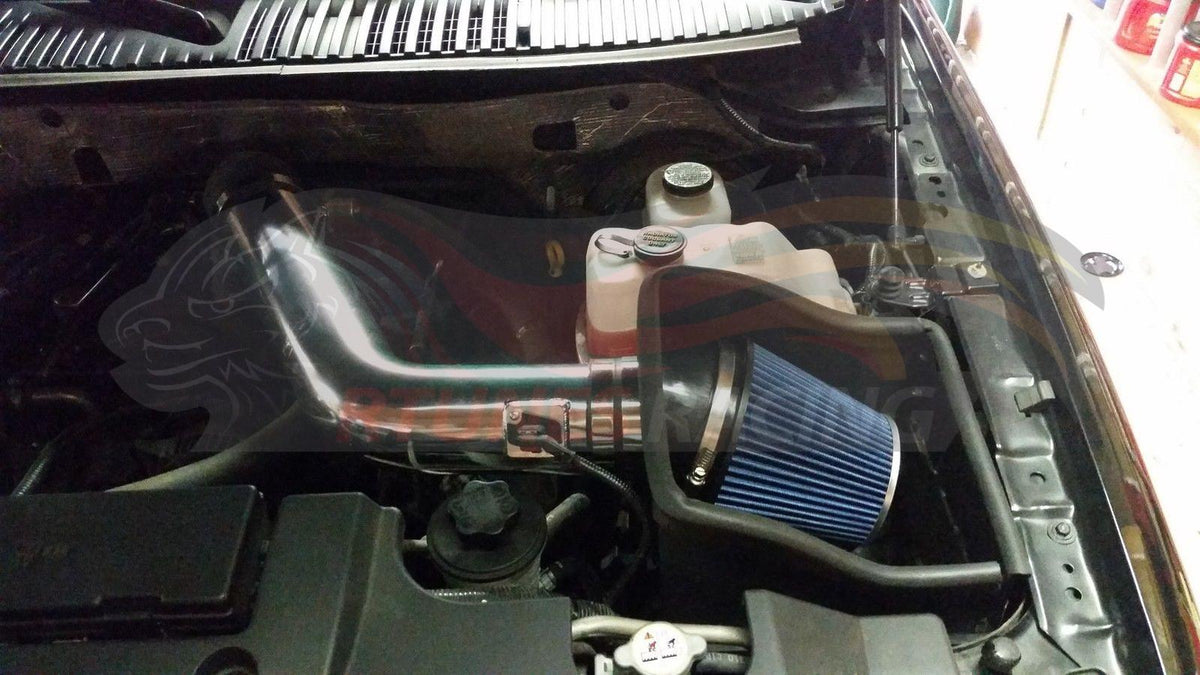 Rtunes Racing HI-FD-04 heat shield cold air intake installed in engine bay