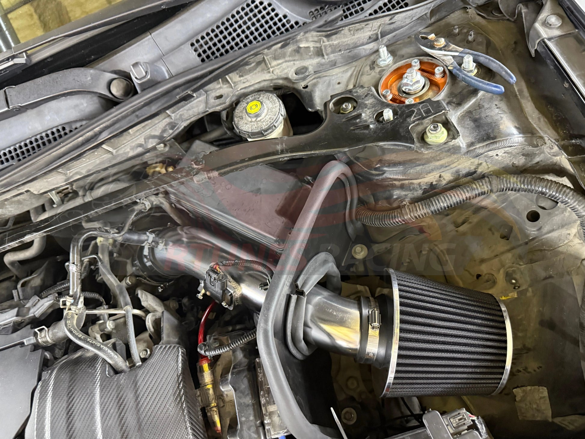 Heat Shield Air Intake Kit For 2013-2017 Honda Accord 2.4L L4 | Rtunes Racing | HI-HD-01RD