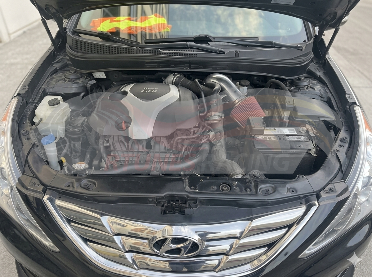 Heat Shield Air Intake Kit For 2011-2014 Hyundai Sonata 2.0L Turbo /2011-2015 Kia Optima 2.0L Turbo | Rtunes Racing | RHI-HY-01BK