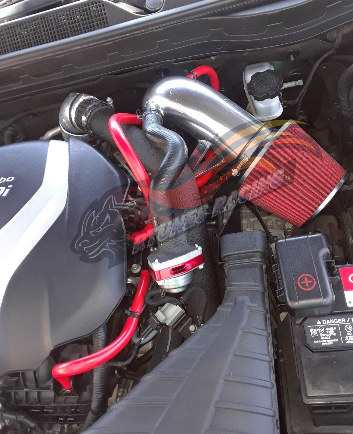 Heat Shield Air Intake Kit For 2011-2014 Hyundai Sonata 2.0L Turbo /2011-2015 Kia Optima 2.0L Turbo | Rtunes Racing | RHI-HY-01BK