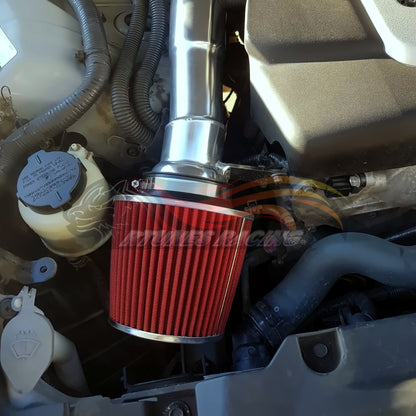 Rtunes Racing HI-NS-01 heat shield cold air intake installed in engine bay