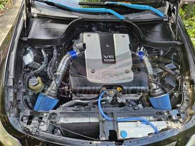 Heat Shield Air Intake Kit For 2009-2020 Nissan 370Z 3.7L V6 | Rtunes Racing | HI-NS-01BL-02