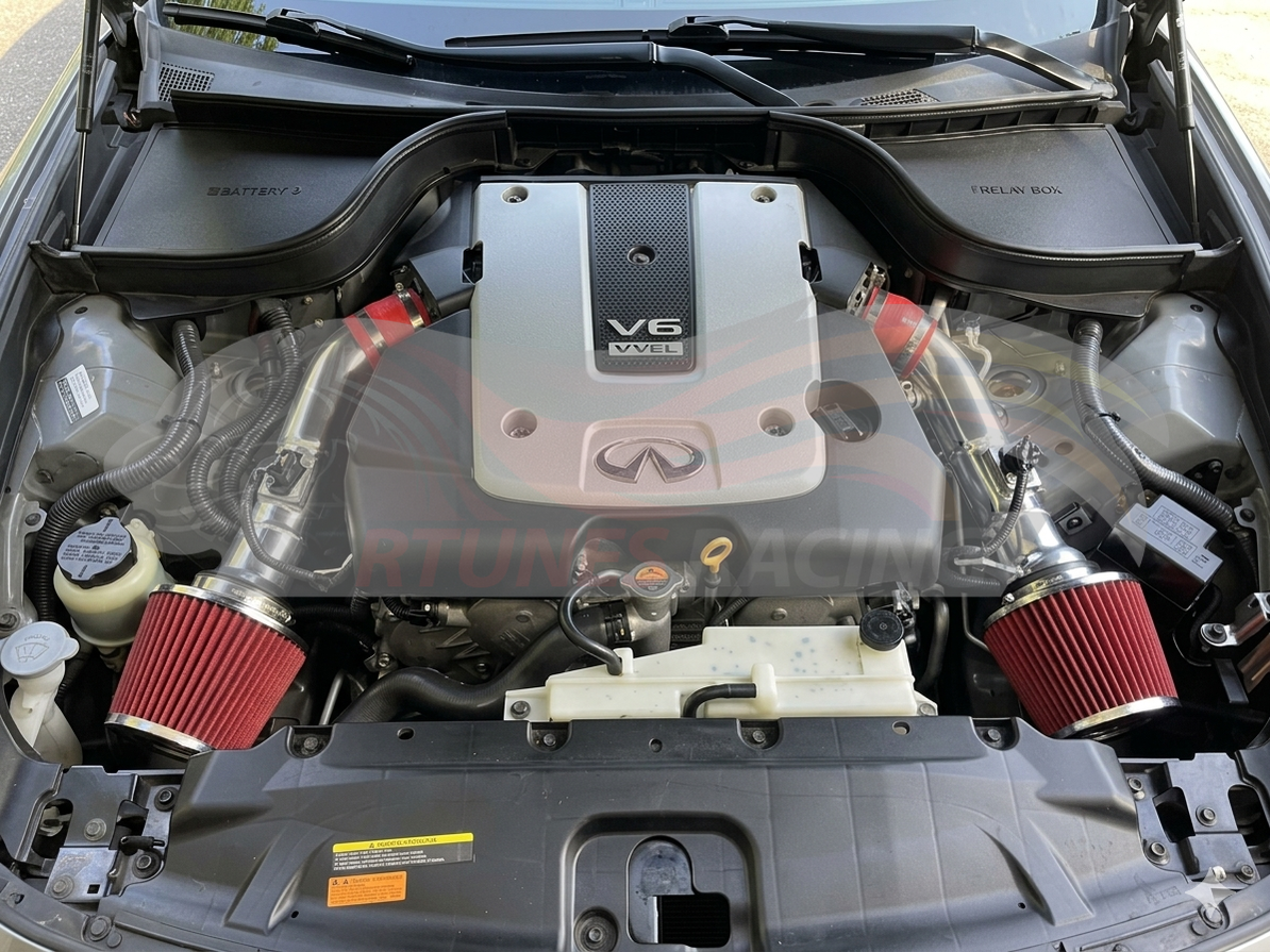 Heat Shield Air Intake Kit For 2009-2020 Nissan 370Z 3.7L V6 | Rtunes Racing | HI-NS-01BL-02