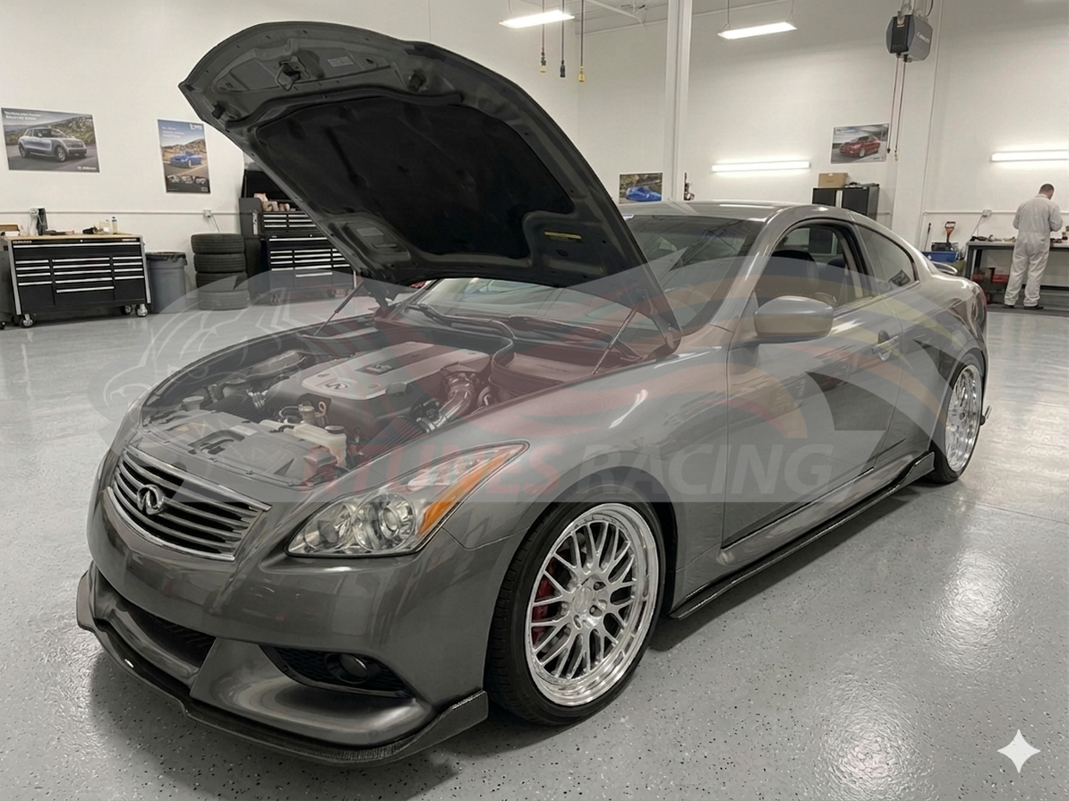 Heat Shield Air Intake Kit For 2009-2020 Nissan 370Z 3.7L V6 | Rtunes Racing | HI-NS-01BL-02