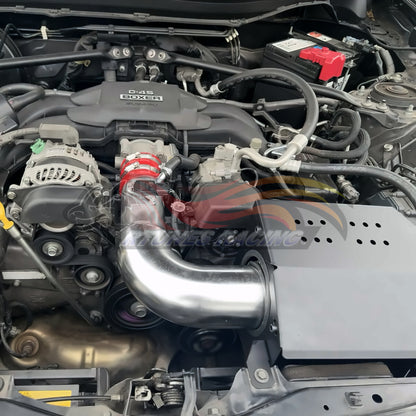 Rtunes Racing HI-SC-01 heat shield cold air intake installed in engine bay