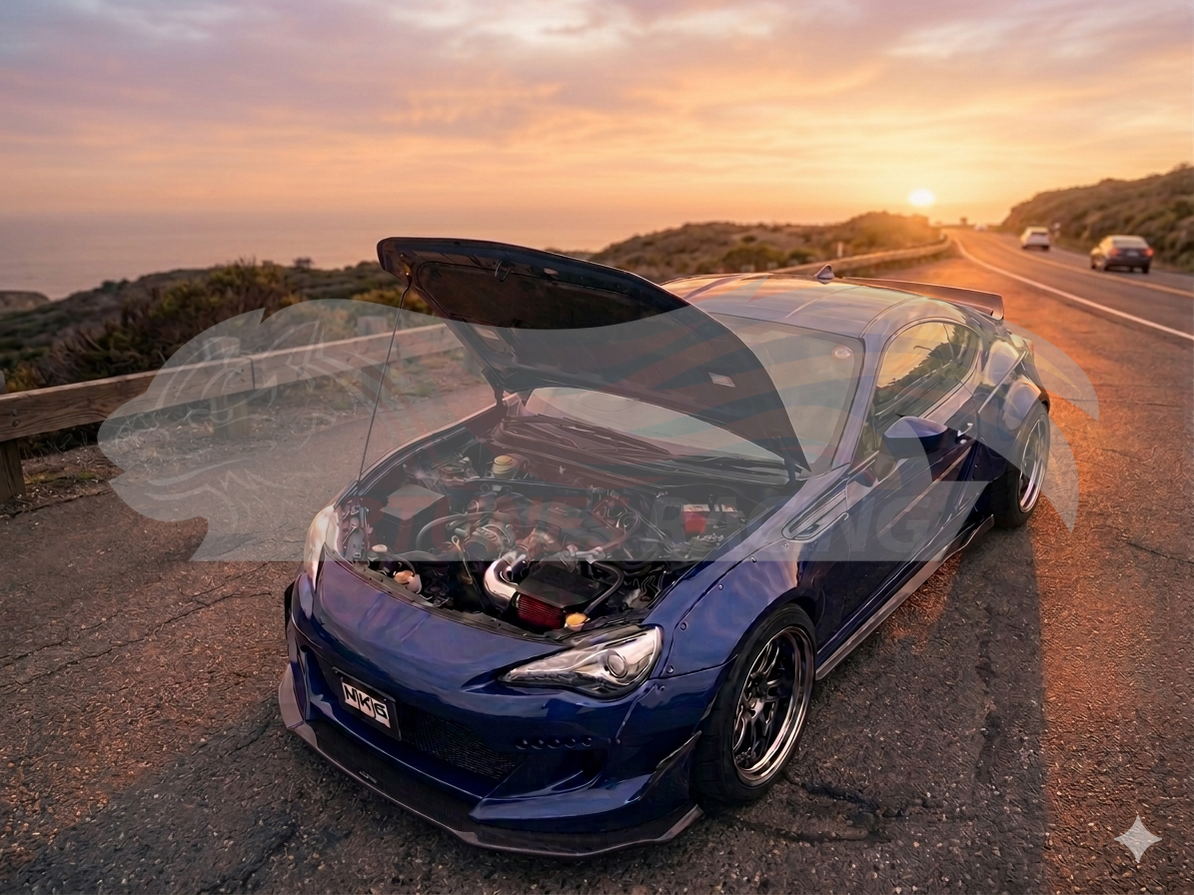 Heat Shield Air Intake Kit For 2013-2020 Scion FR-S/Subaru BR-Z /2012-2020 Toyota 86 2.0L I4 | Rtunes Racing | RHI-SC-01BK
